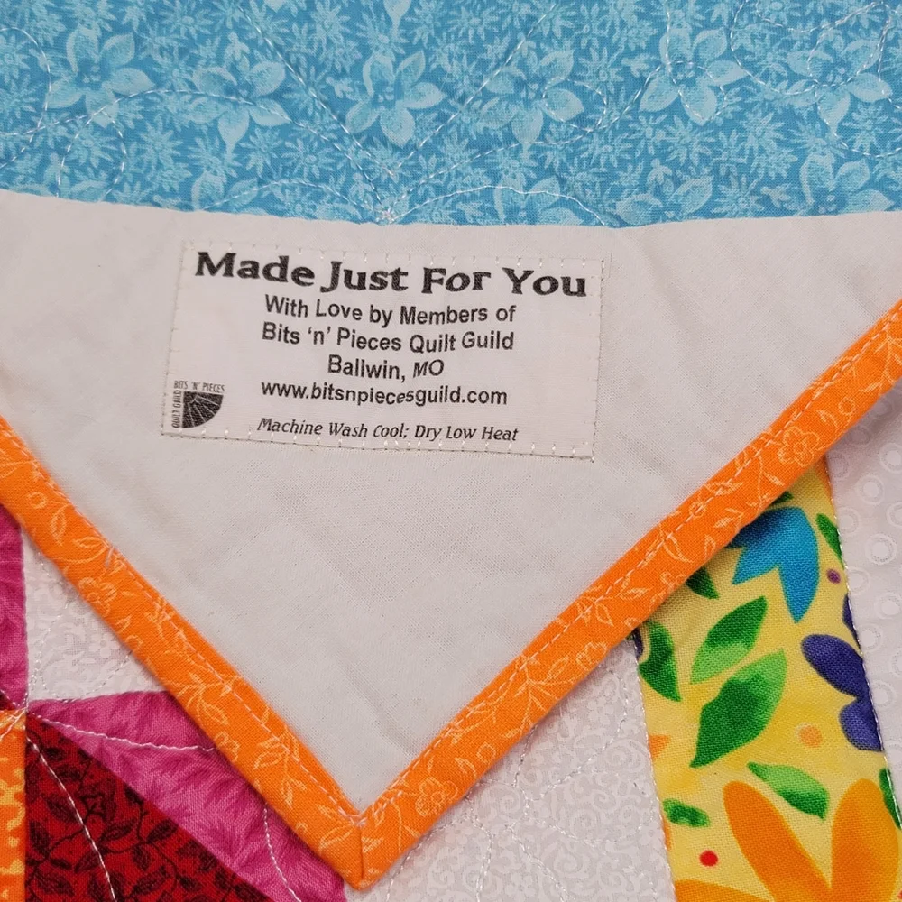 Bits & Pieces Small Quilt Multicolor